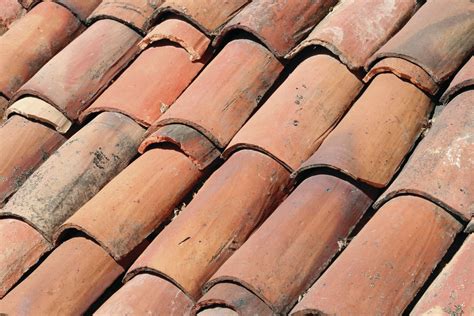 traditional clay roof tiles.